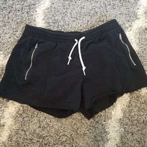 PINK Shorts with Frayed Bottom